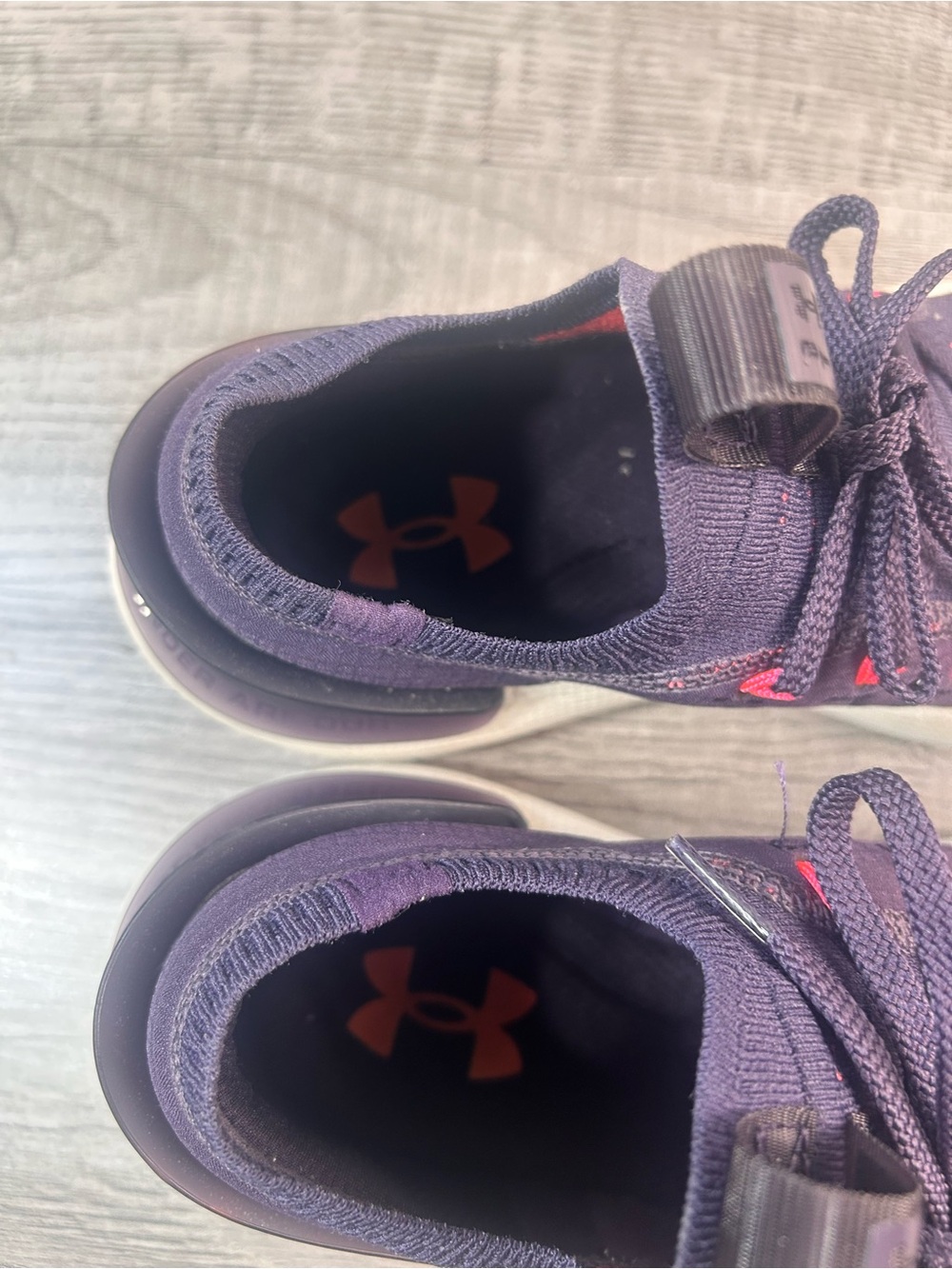 Under Armour HOVR Phantom 3 Purple Pink Running Shoes Women’s Size 9 - Picture 6 of 9